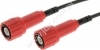 7050-IEC-50-200-RT Kabel koncentryczny 2,0m, 2x wtyk BNC 50Ohm, czerwony, ELECTRO-PJP, 7050IEC50200RT